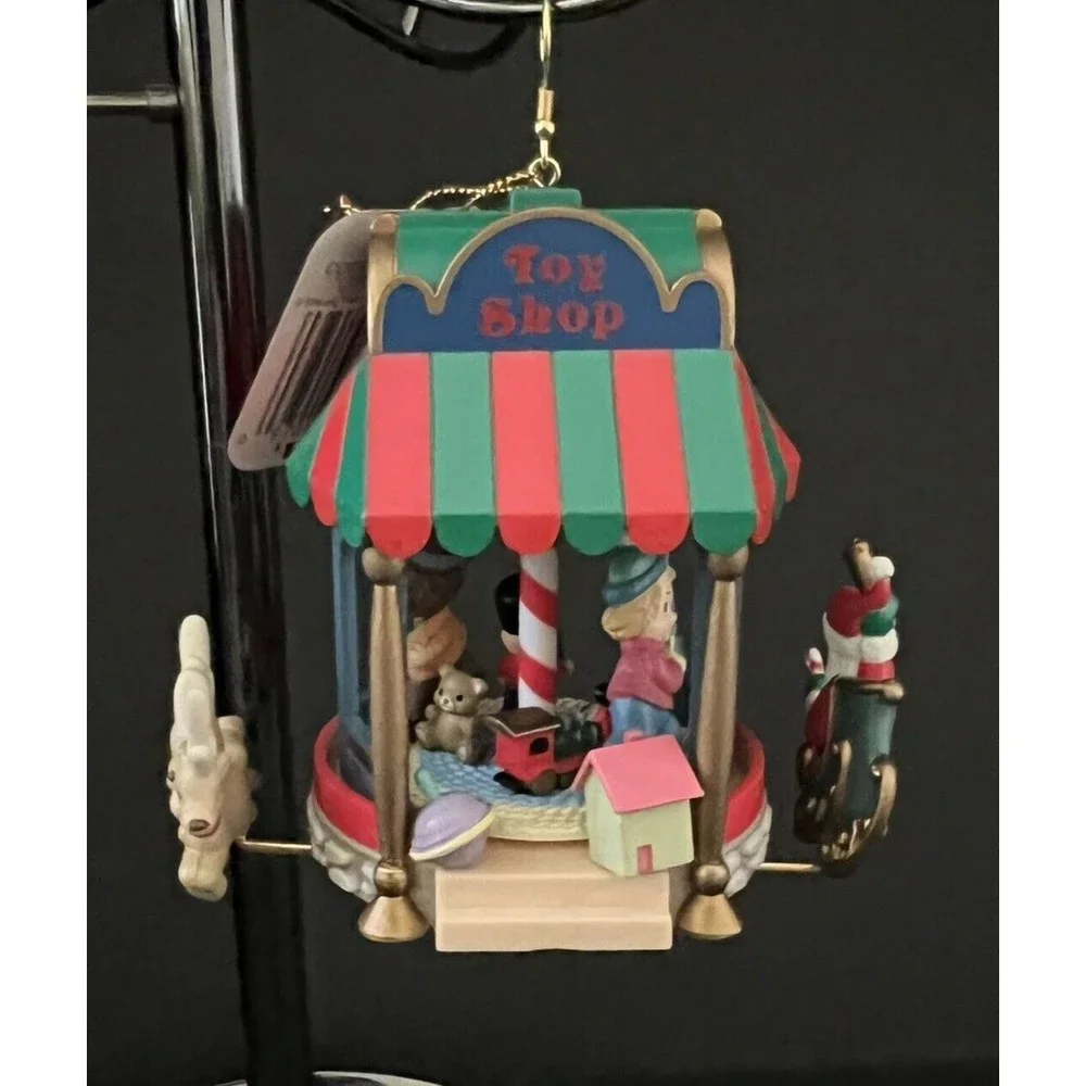 Christmas Traditions Deluxe Solar Motion Ornaments Cuckoo Clock & Toy Shop Kmart